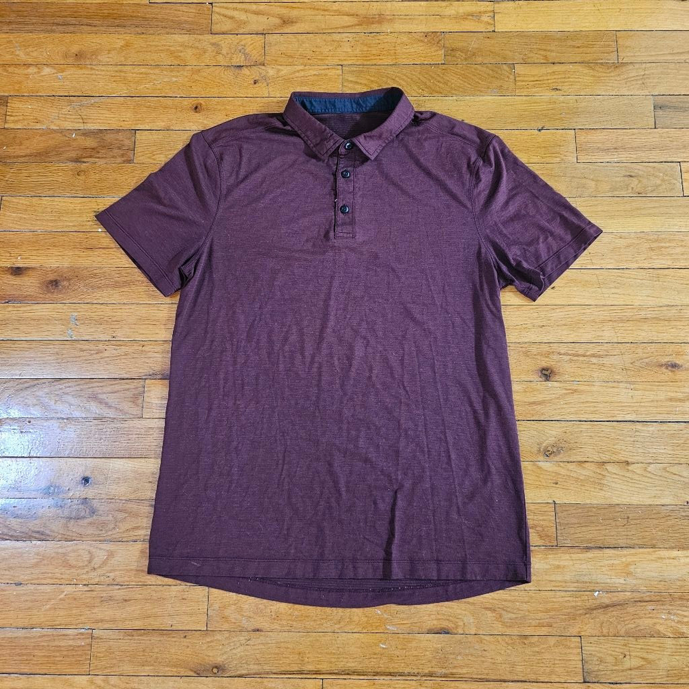 Lululemon Evolution Tech Polo Golf Shirt Men's Large